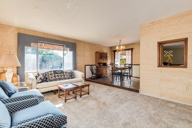 living room and dining room