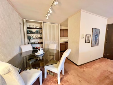 Dining room with pantry/storage