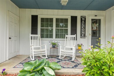 Covered front porch