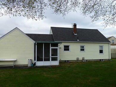 Yard/Garden. BACK OF HOUSE WITH FENCED YARD AND FI