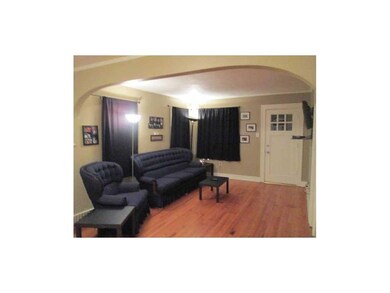 Living Room. Nice spacious living room with hardwo