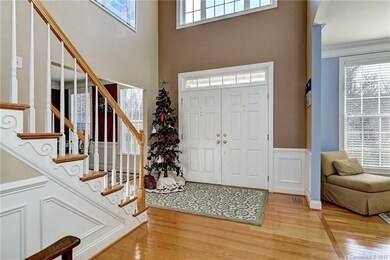 Double door entry.