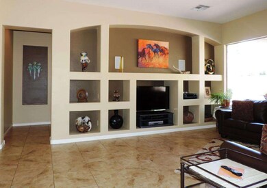 Built-in shelving
