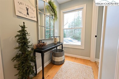 Welcoming entry landing for guests