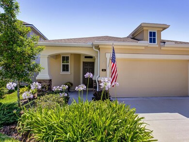 Landscaped front entry