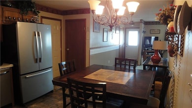Kitchen - Brown door is to basement.