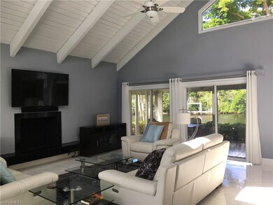 Living room with view of Imperial River to the NW 
