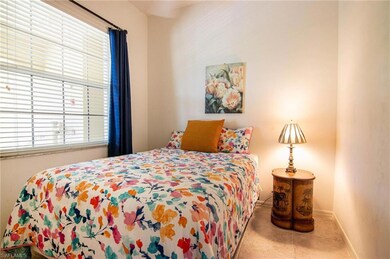Bedroom featuring light tile patterned flooring