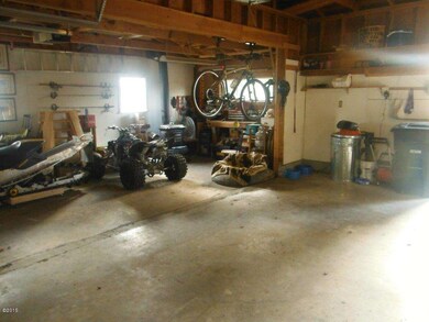 Interior of Oversized Double Garage