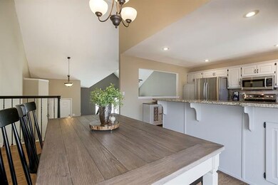 Enjoy entertaining in the eat-in dining space