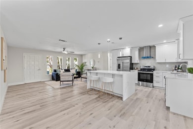 Seamless flow between kitchen and living spaces