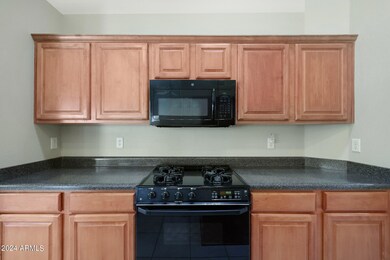 Kitchen with gas stove