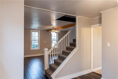 View from dining into living room