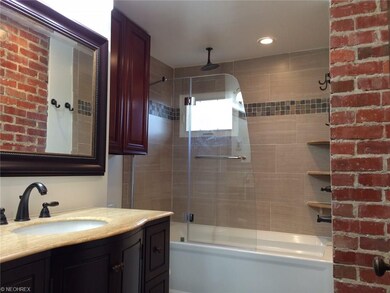 Upstairs bathroom with extra large tub, custom til