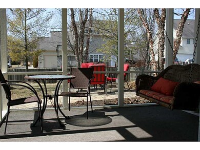 Porch. Screened porch is perfect for outdoor dining or relaxing on the swing.