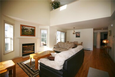Living Room with gas fireplace