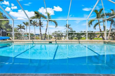 Outdoor pool with glass enclosure