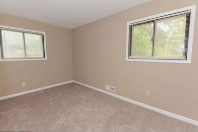 The master bedroom features a large closet and is 
