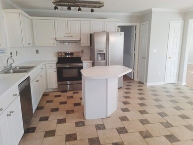 Large kitchen includes eat-in dining, stainless st