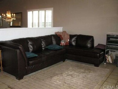 Small family room area off the kitchen