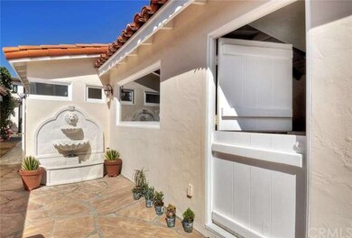 Charming Dutch door entrance off courtyard and Med