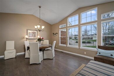 Formal dining area.
