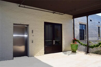 Elevator leads to Balcony to Unit