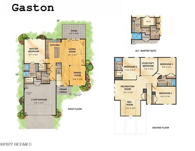 Revised Gaston I - Floor Plan