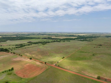 Aerial view of sparsely populated area