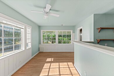 Unfurnished sunroom with visible vents