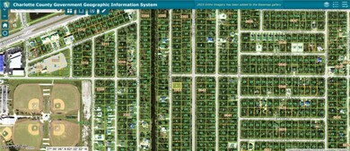 Aerial map of property and surrounding area