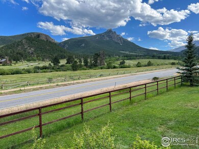 Fish Creek Ranch and Cheley Camp are your neighbors - and what great neighbors they are! The Crags are in the distance.