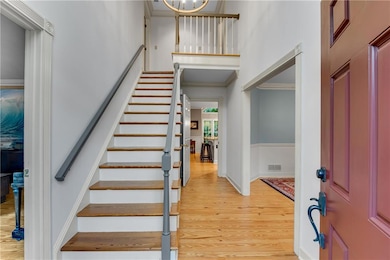 Two story foyer