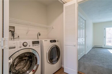 laundry and entrance to master