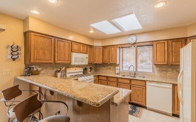 Kitchen with Skylights