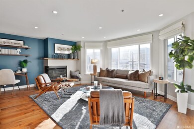 Living room faces southwest and afternoon light is