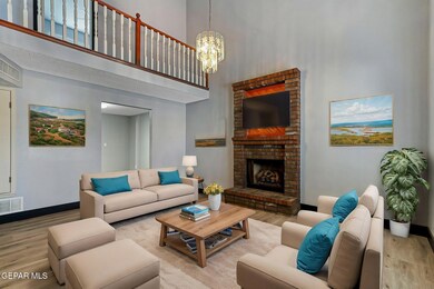living room staged