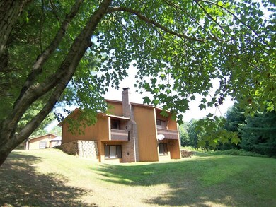 Main home, garage, screen house