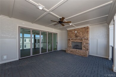 4th floor rear facing covered terrace - with acces