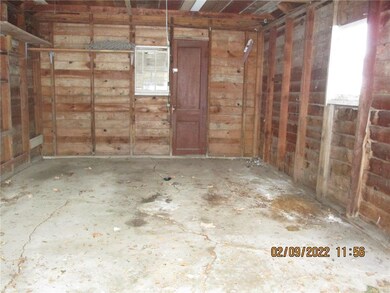 Inside of garage