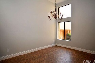 Formal dining or living room with high ceilings