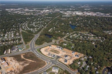 Aerial photo of the community of John Rolfe Square