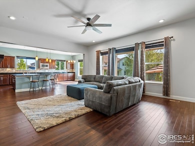 Open concept kitchen, living, dining space!
