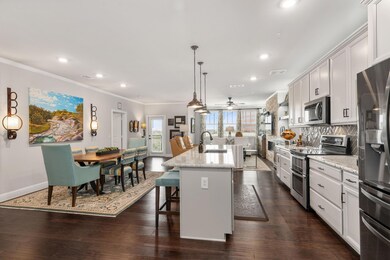 Open concept off the foyer; hardwoods, natural lig