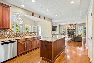 View of the kitchen from the pantry/garage/laundry