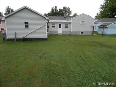 Large back yard