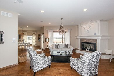 Stunning! Fireplace and Light and open floor plan.