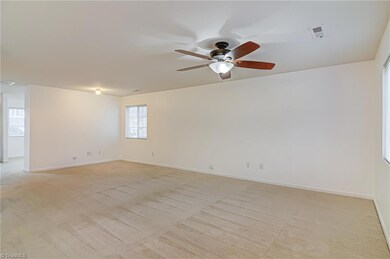 Living room and dining area