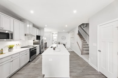 Large kitchen island, perfect for entertaining (gas not available)