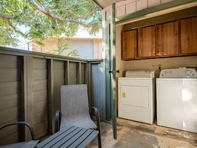 Washer, dryer on patio